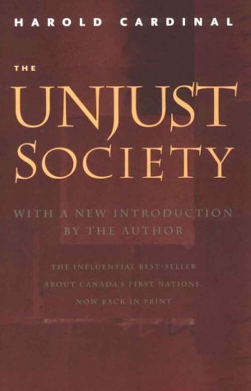 Book cover of The Unjust Society