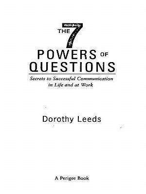 Book cover of The 7 Powers of Questions