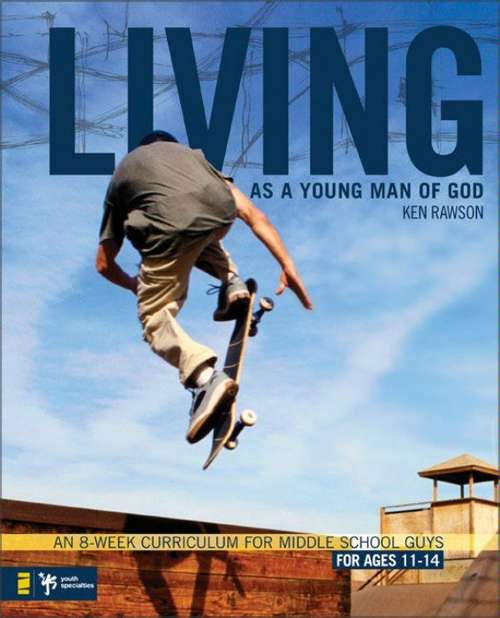 Book cover of Living as a Young Man of God