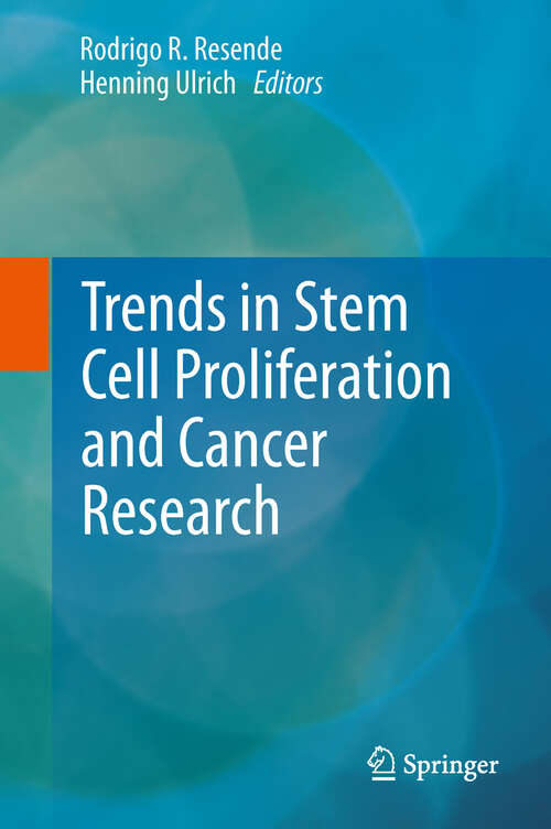 Book cover of Trends in Stem Cell Proliferation and Cancer Research