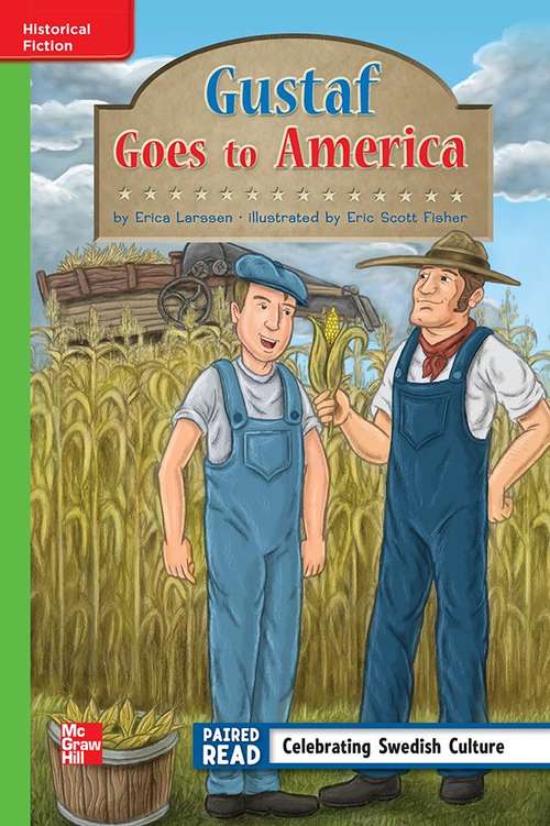 Book cover of Gustaf Goes to America [Beyond Level, Grade 3]