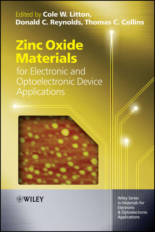Book cover of Zinc Oxide Materials for Electronic and Optoelectronic Device Applications