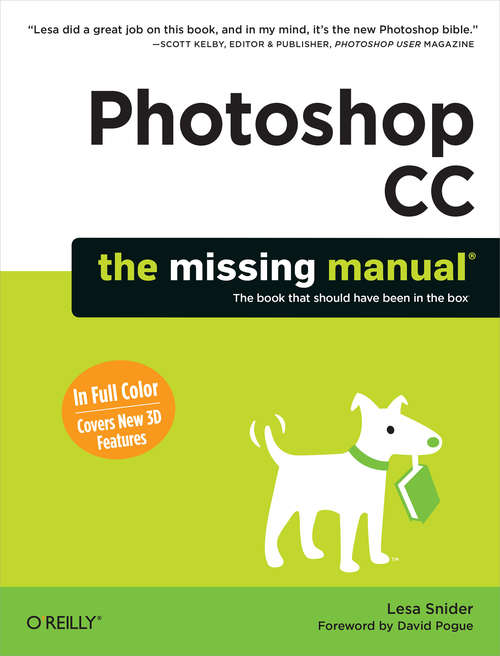 Book cover of Photoshop CC: The Missing Manual