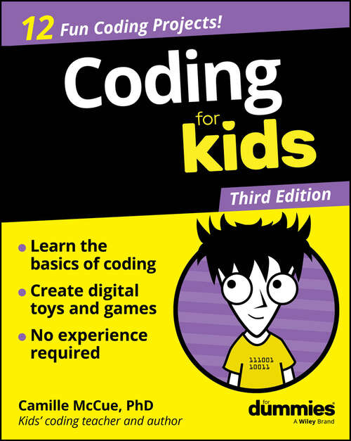 Book cover of Coding For Kids For Dummies