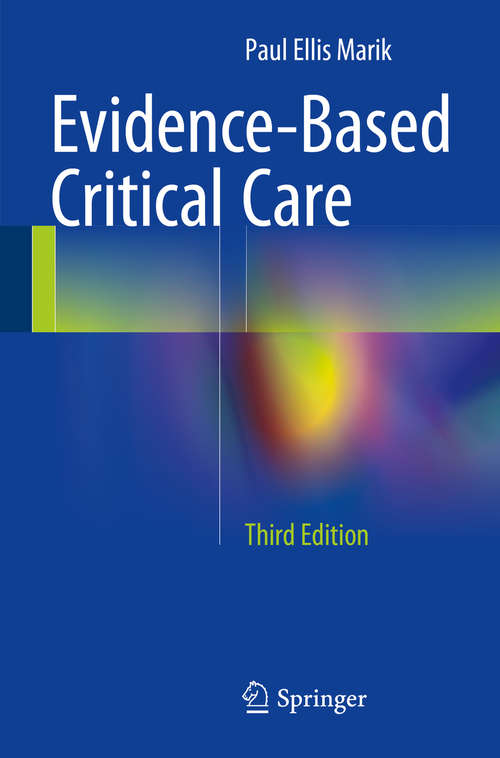 Book cover of Evidence-Based Critical Care