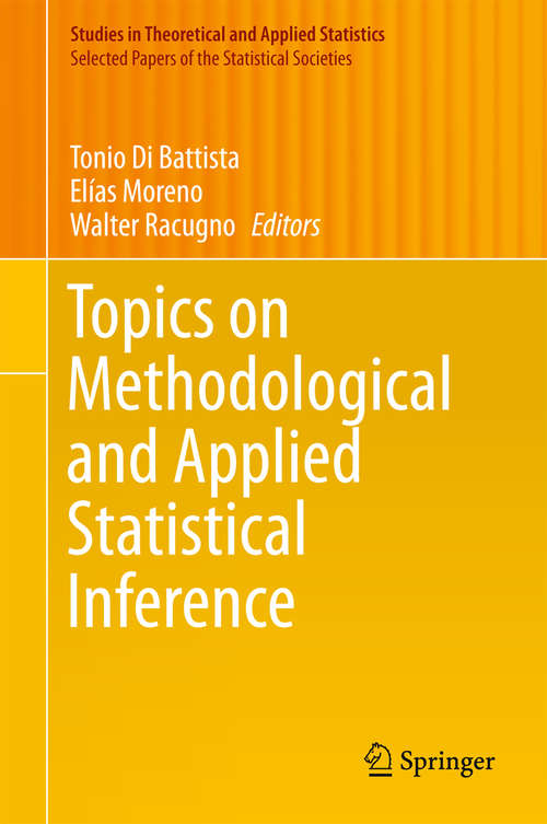 Book cover of Topics on Methodological and Applied Statistical Inference