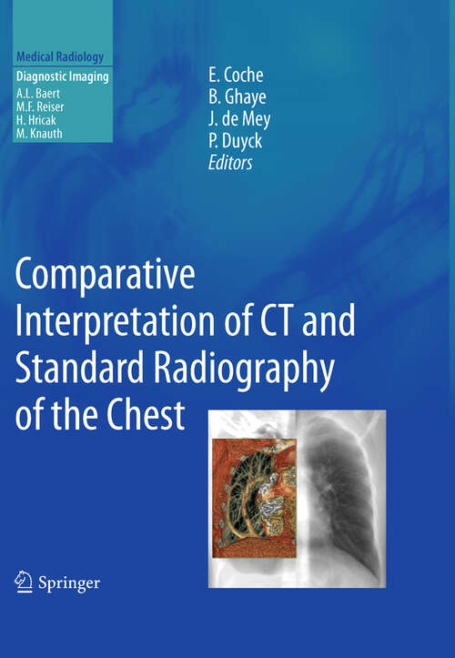 Book cover of Comparative Interpretation of CT and Standard Radiography of the Chest (Medical Radiology)