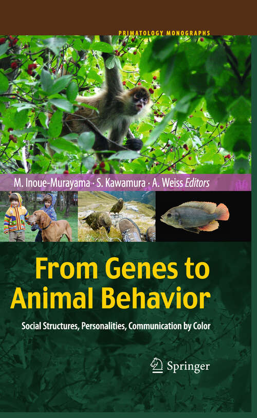 Book cover of From Genes to Animal Behavior