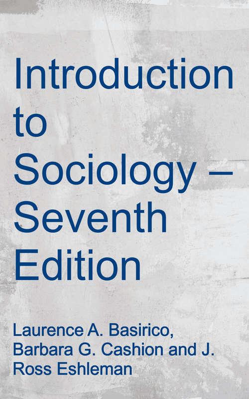 Book cover of Introduction to Sociology (Seventh Edition)