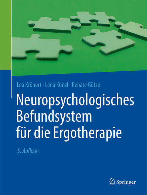 Book cover of Neuropsychologisches Befundsystem für die Ergotherapie (5. Auflage 2024)