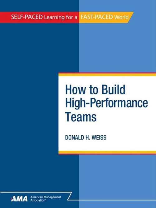 Book cover of How to Build High-Performance Teams