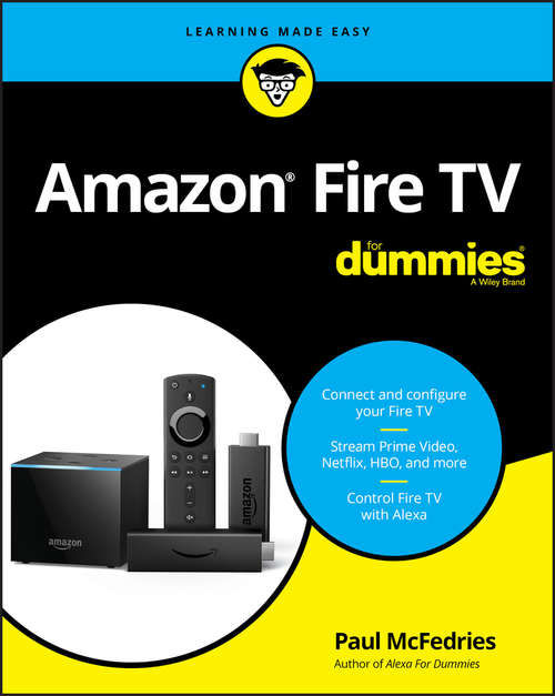 Book cover of Amazon Fire TV For Dummies