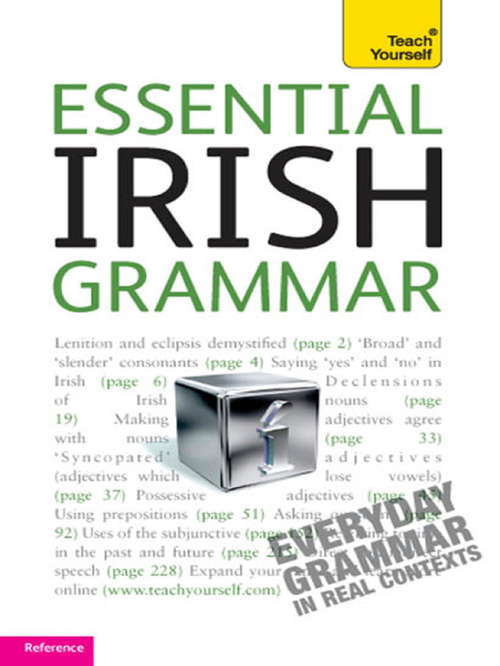 Book cover of Essential Irish Grammar: Teach Yourself