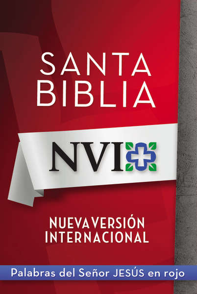 Book cover of NVI Santa Biblia con letra roja