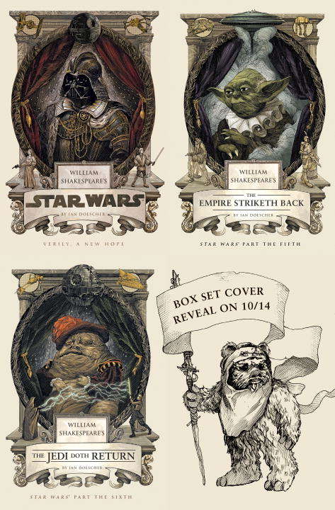 Book cover of William Shakespeare's Star Wars Trilogy: The Royal Imperial Boxed Set