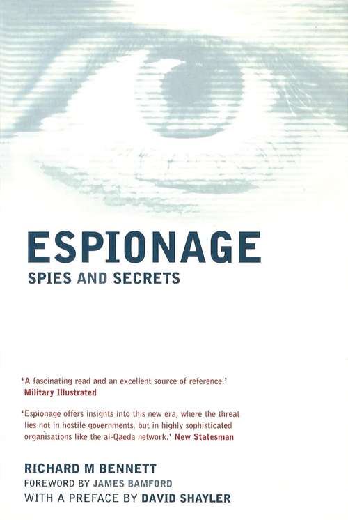 Book cover of Espionage: Spies and Secrets