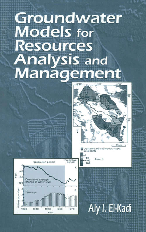 Book cover of Groundwater Models for Resources Analysis and Management