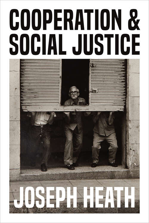 Book cover of Cooperation and Social Justice