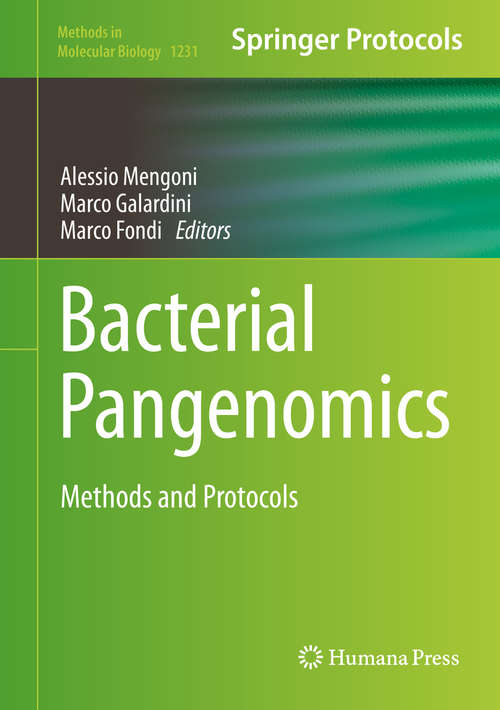 Book cover of Bacterial Pangenomics