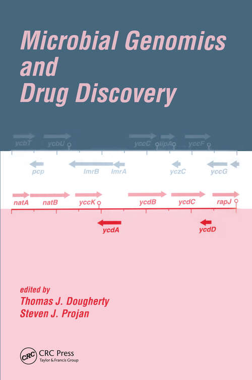 Book cover of Microbial Genomics and Drug Discovery