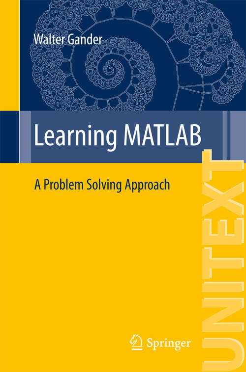 Book cover of Learning MATLAB