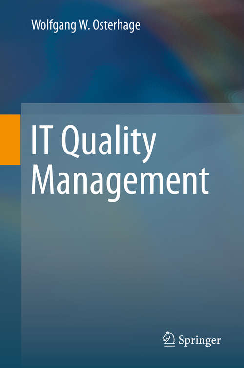 Book cover of IT Quality Management