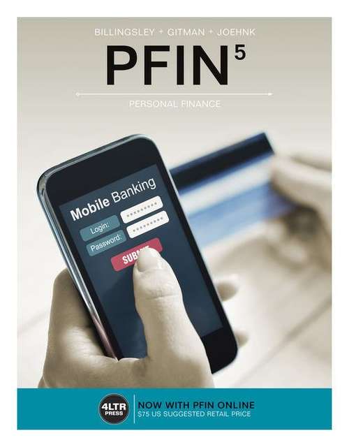 Book cover of PFIN5: Personal Finance (Fifth Edition)