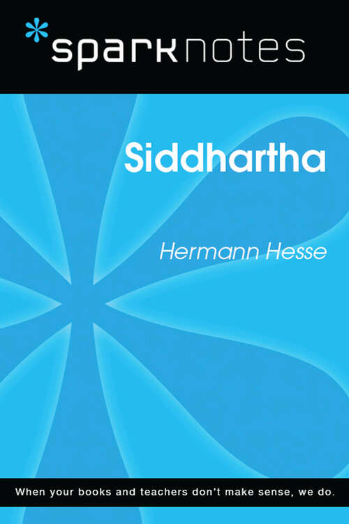 Book cover of Siddhartha (SparkNotes Literature Guide Series)