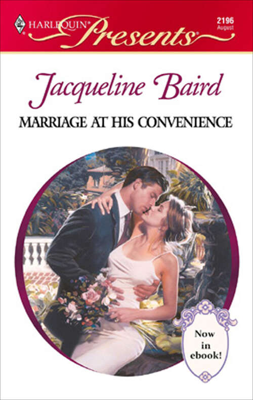 Book cover of Marriage at His Convenience