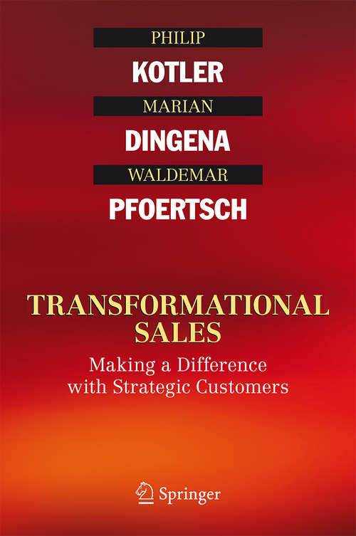 Book cover of Transformational Sales