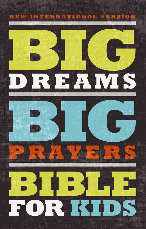 Book cover of NIV, Big Dreams Big Prayers Bible for Kids, eBook: Conversations with God