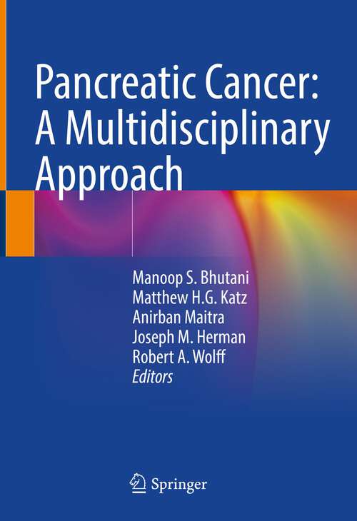 Cover image of Pancreatic Cancer: A Multidisciplinary Approach