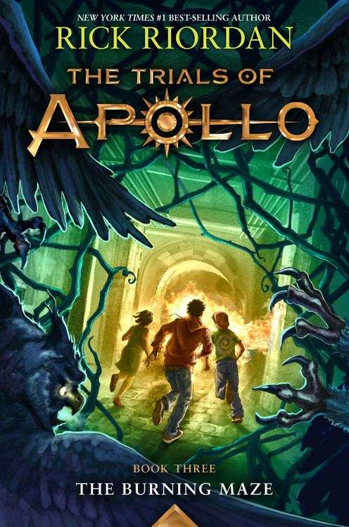 Book cover of The Burning Maze (Trials Of Apollo #3)