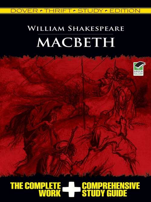 Book cover of Macbeth Thrift Study Edition
