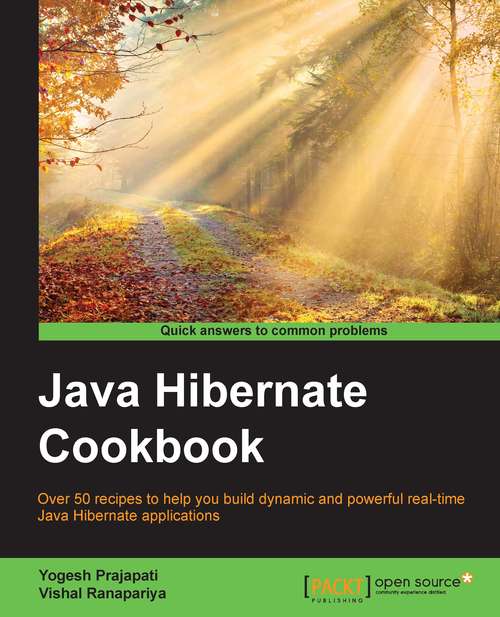 Book cover of Java Hibernate Cookbook