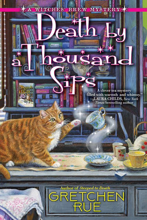 Book cover of Death by a Thousand Sips (A Witches' Brew Mystery #2)