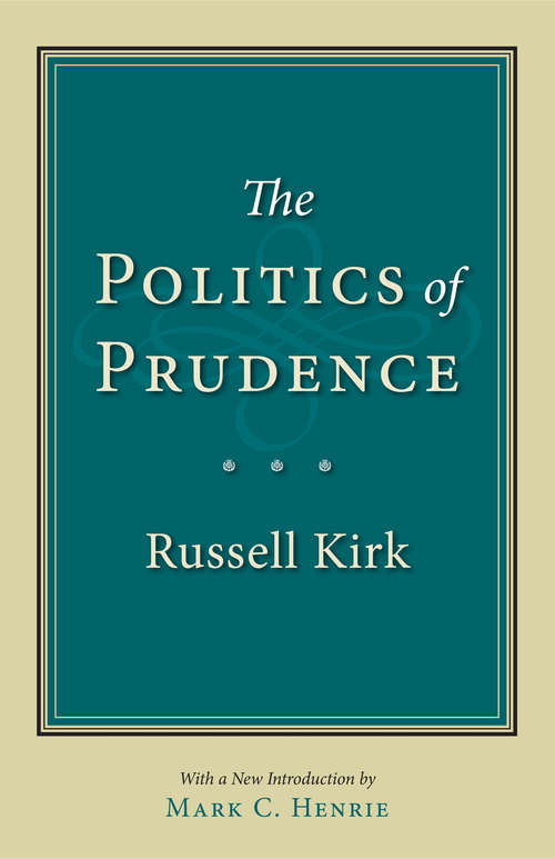 Book cover of The Politics of Prudence