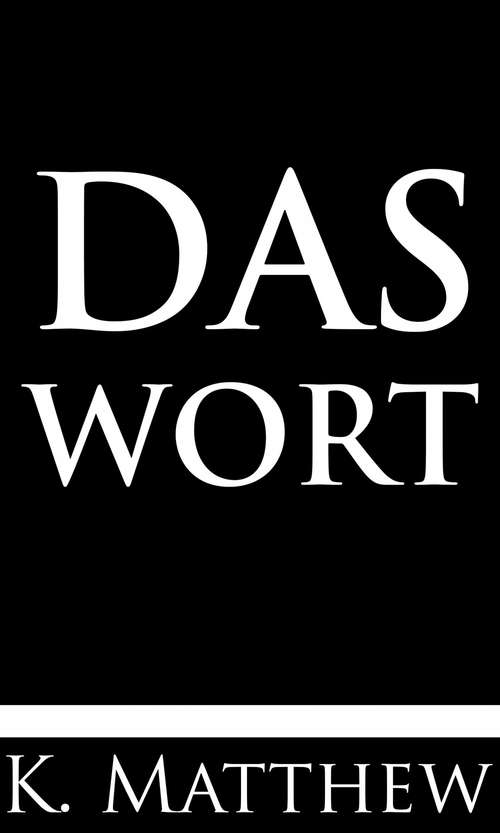 Book cover of Das Wort