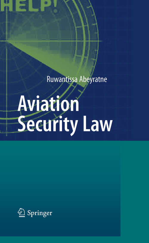 Book cover of Aviation Security Law