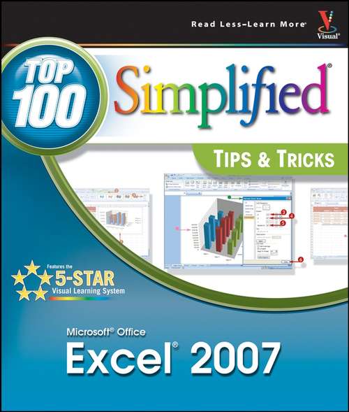 Book cover of Excel® 2007: Top 100 Simplified® Tips & Tricks