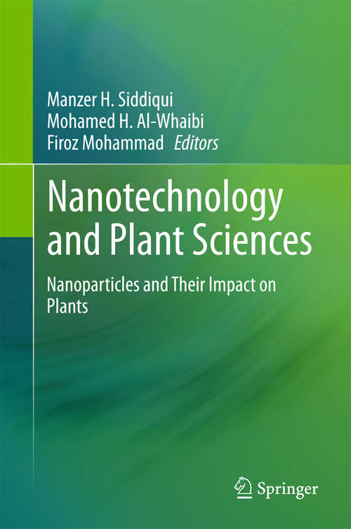 Book cover of Nanotechnology and Plant Sciences