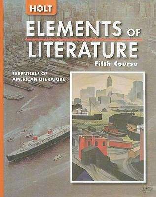 Book cover of Holt Elements of Literature: Essentials of American Literature, Fifth Course