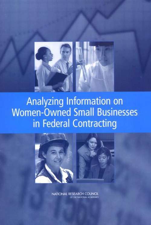 Book cover of Analyzing Information on Women-Owned Small Businesses in Federal Contracting