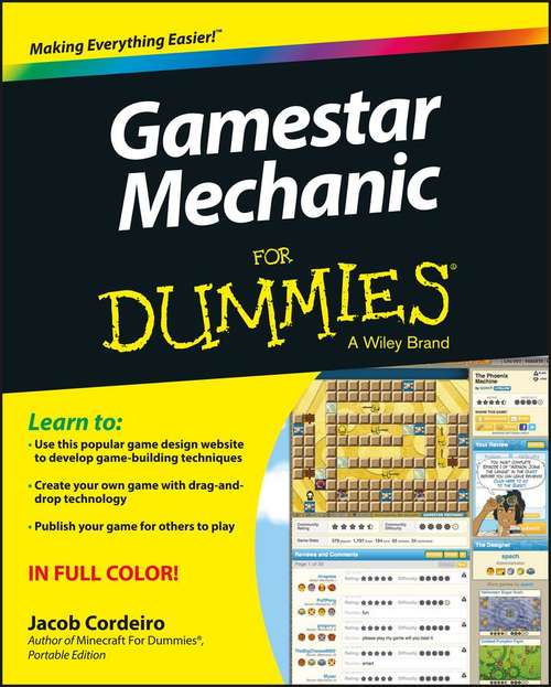 Book cover of Gamestar Mechanic For Dummies