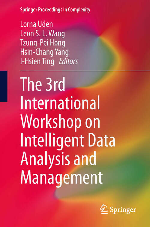 Book cover of The 3rd International Workshop on Intelligent Data Analysis and Management