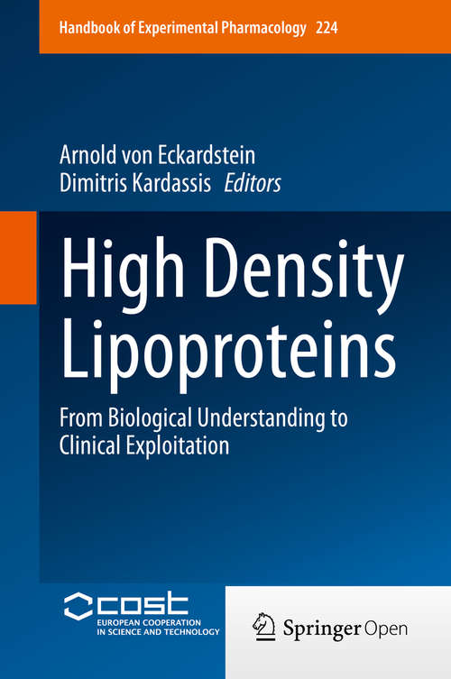 Book cover of High Density Lipoproteins