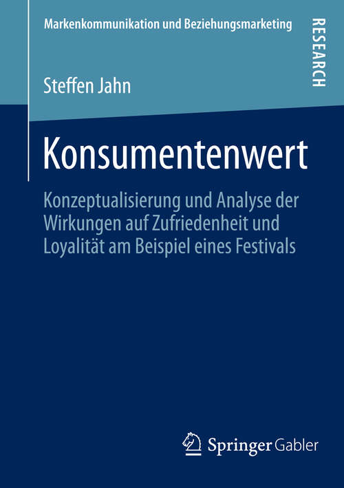 Book cover of Konsumentenwert
