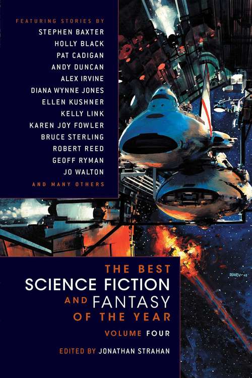 Book cover of The Best Science Fiction and Fantasy of the Year #4