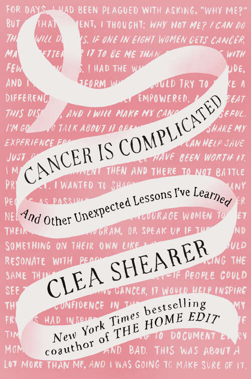 Book cover of Cancer Is Complicated: And Other Unexpected Lessons I've Learned