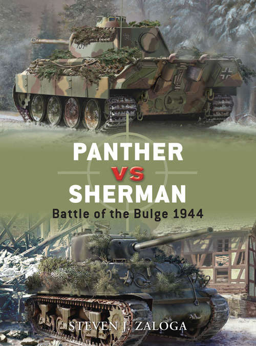 Book cover of Panther vs Sherman: Battle of the Bulge 1944